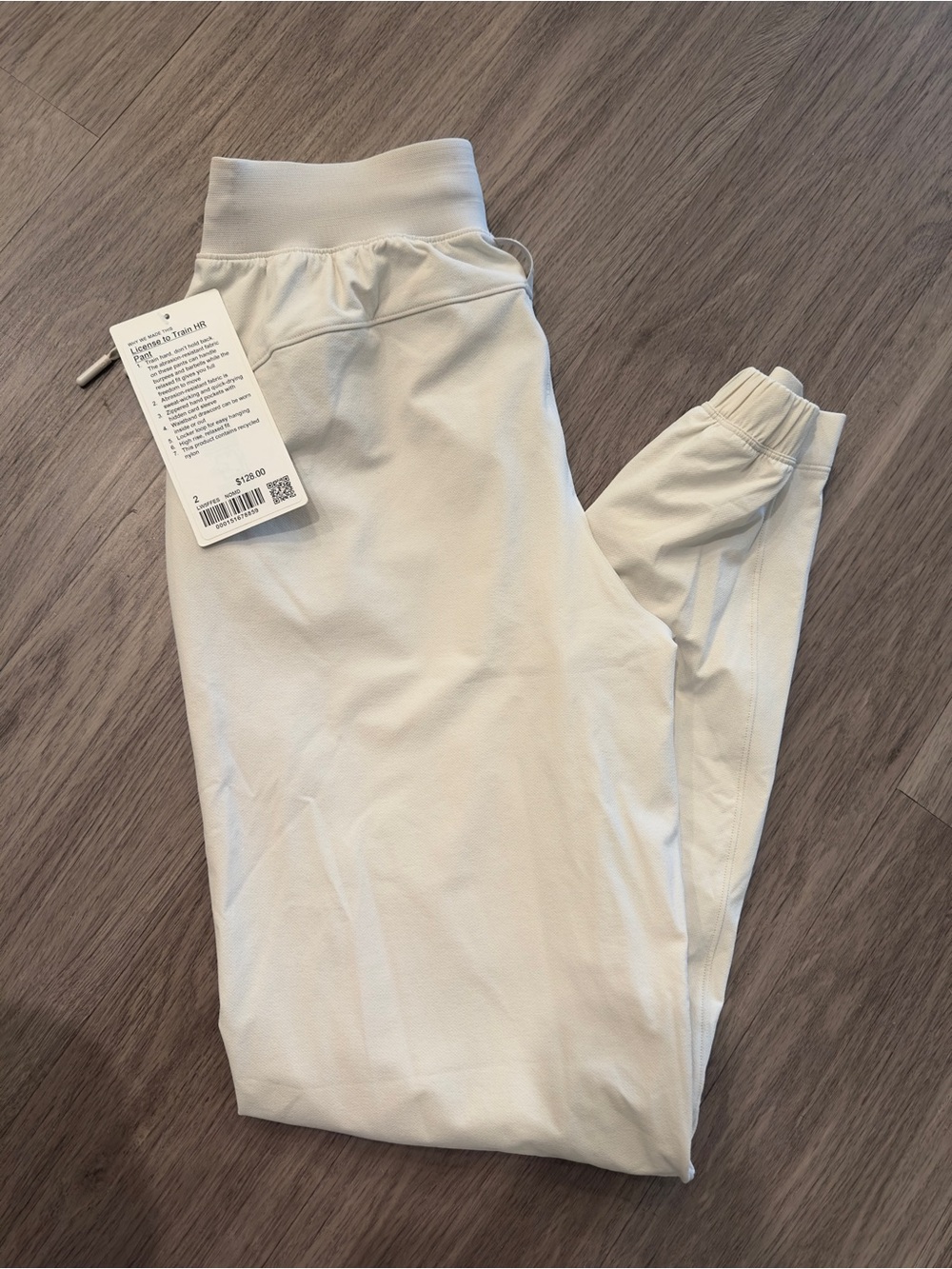 Lululemon High Rise License to Train Jogger Pants - Cream - Picture 1 of 4